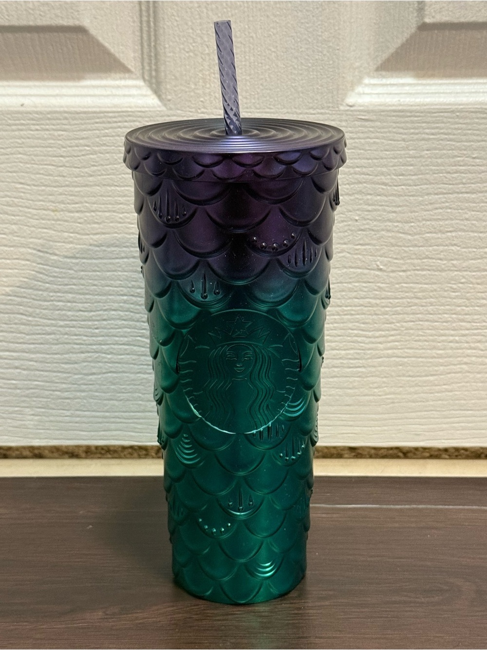 Starbucks Teal Metallic Reusable Tumbler